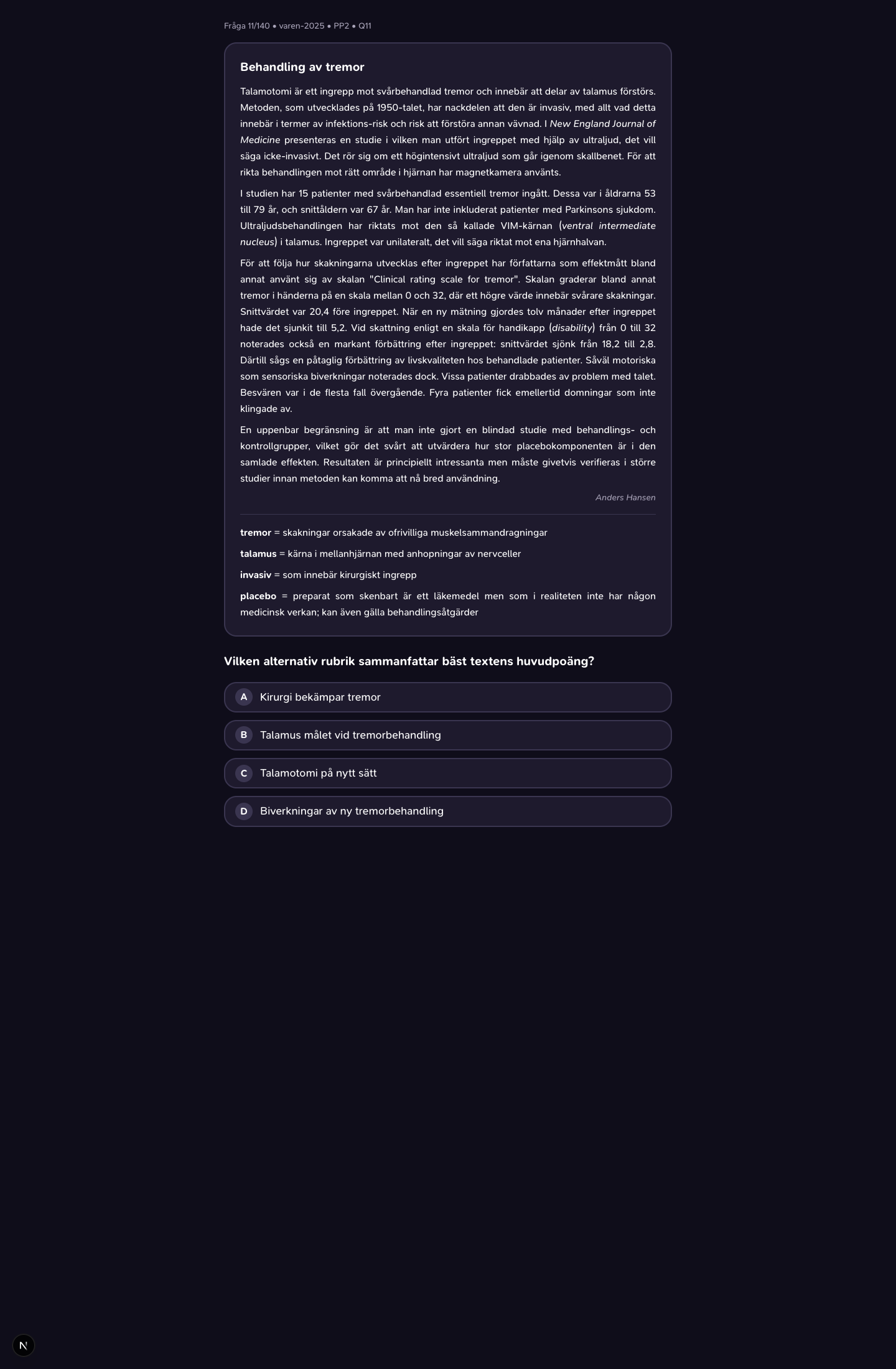 varen-2025 · PP2 · Q11 · verbal (LÄS)