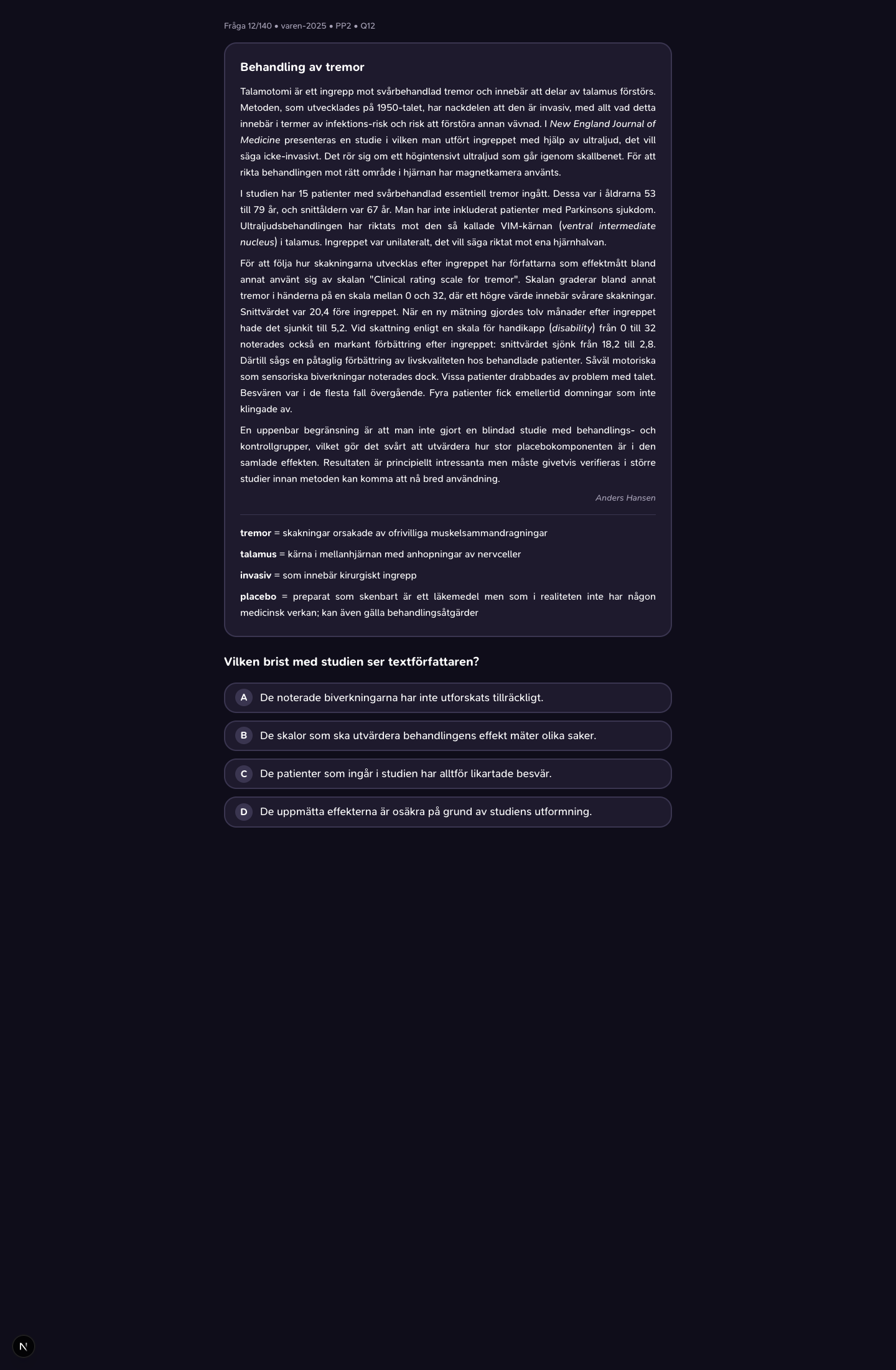 varen-2025 · PP2 · Q12 · verbal (LÄS)