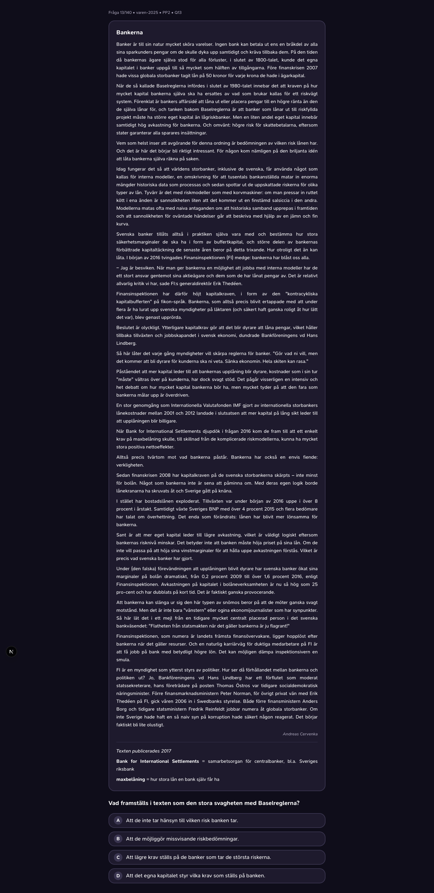 varen-2025 · PP2 · Q13 · verbal (LÄS)