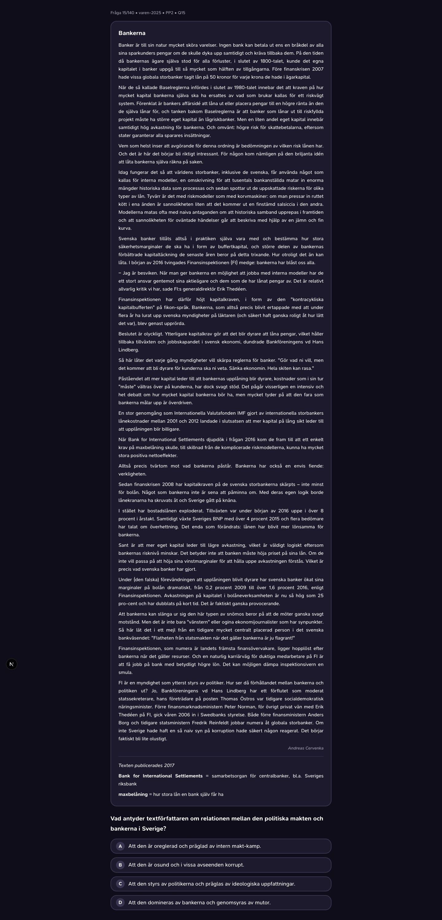 varen-2025 · PP2 · Q15 · verbal (LÄS)