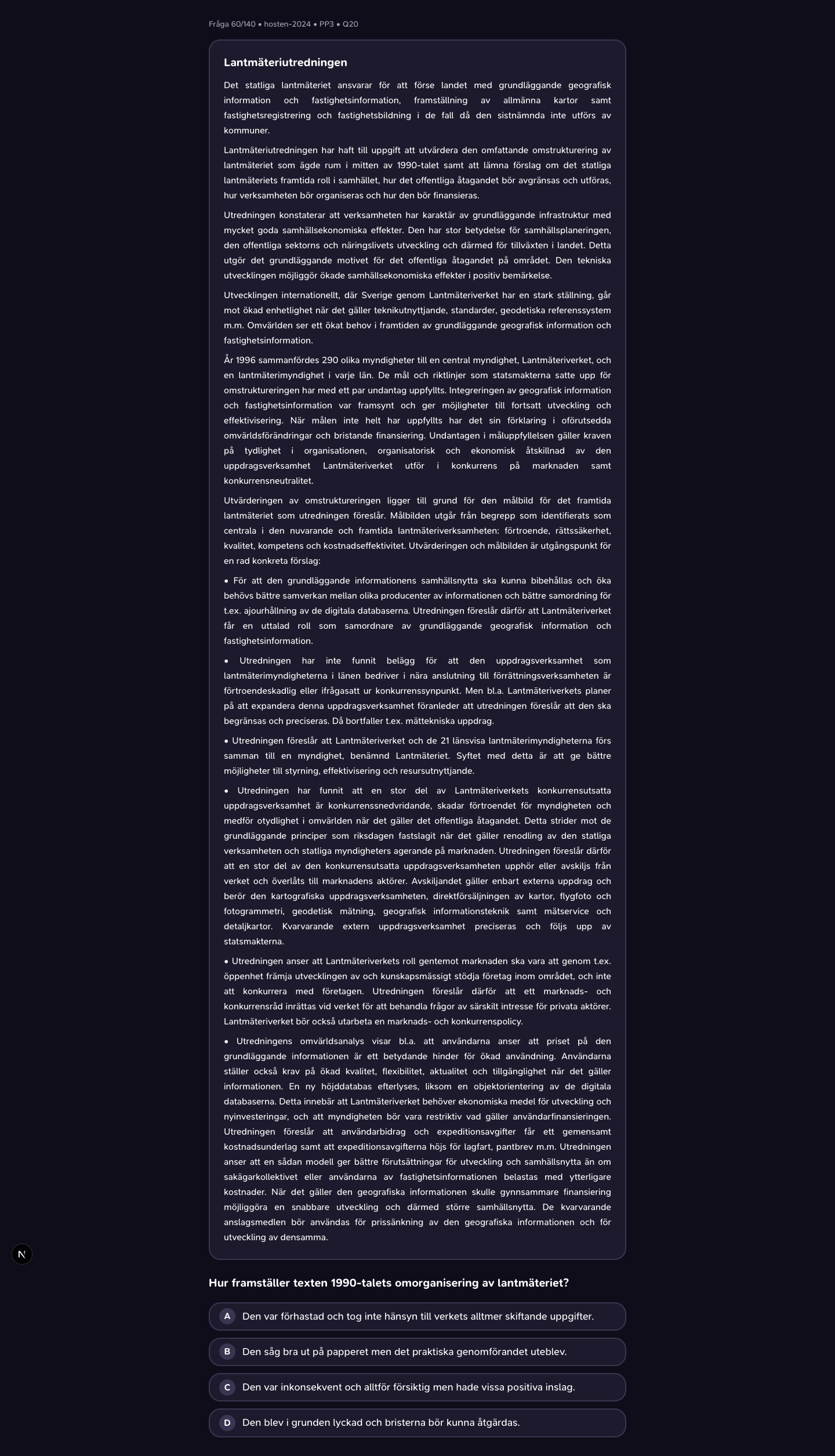 hosten-2024 · PP3 · Q20 · verbal (LÄS)