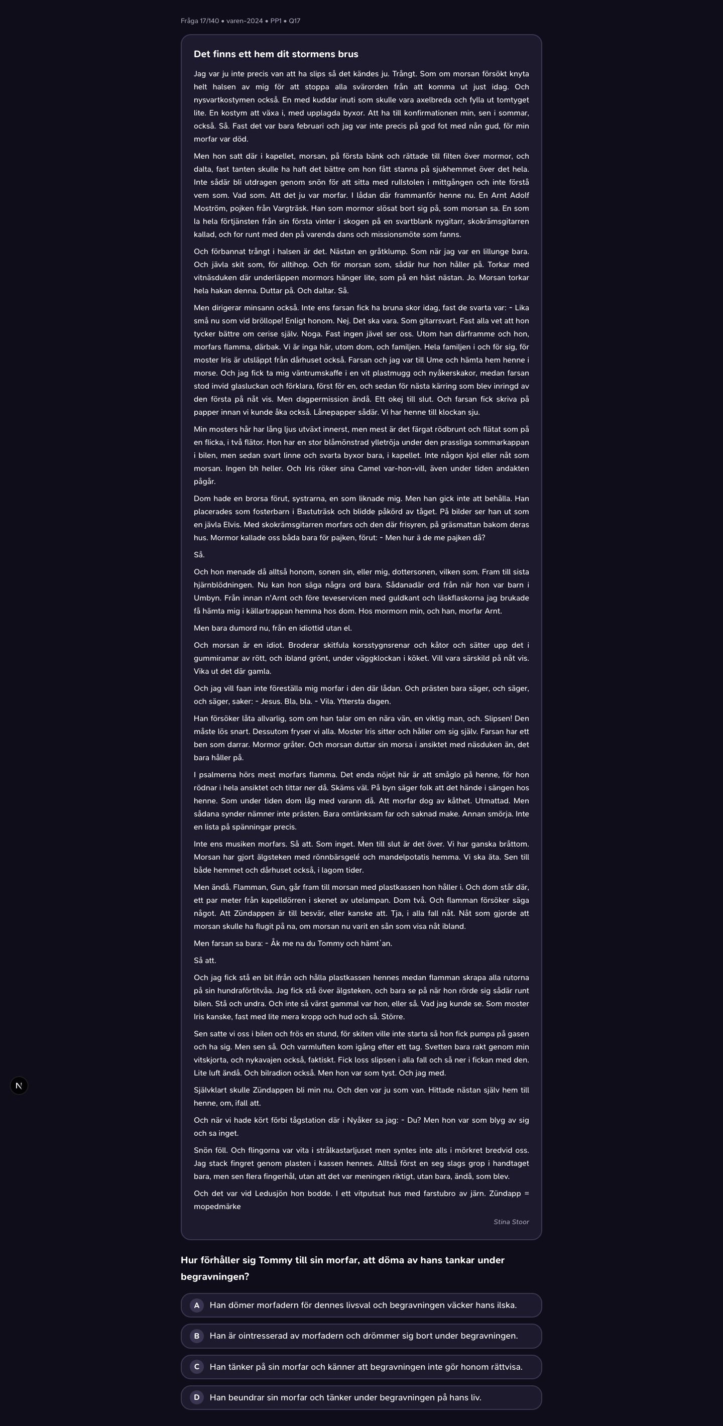 varen-2024 · PP1 · Q17 · verbal (LÄS)